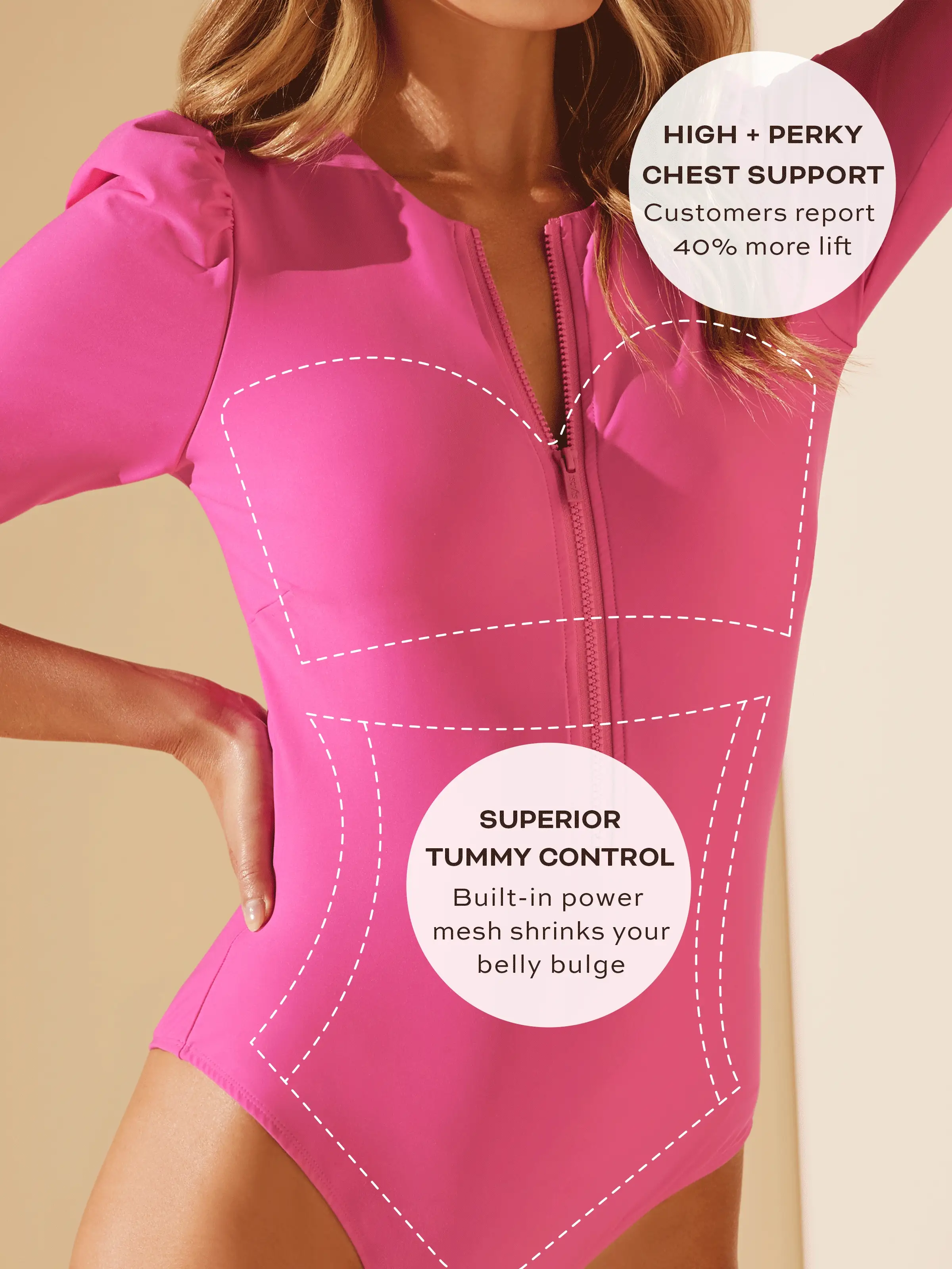 DreamSculpt® Puff Sleeve Zip - Image 5